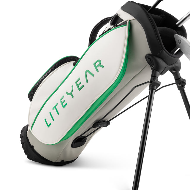 Liteyear Golf Bags White Green Storage View